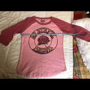 Grateful Dead baseball style shirt